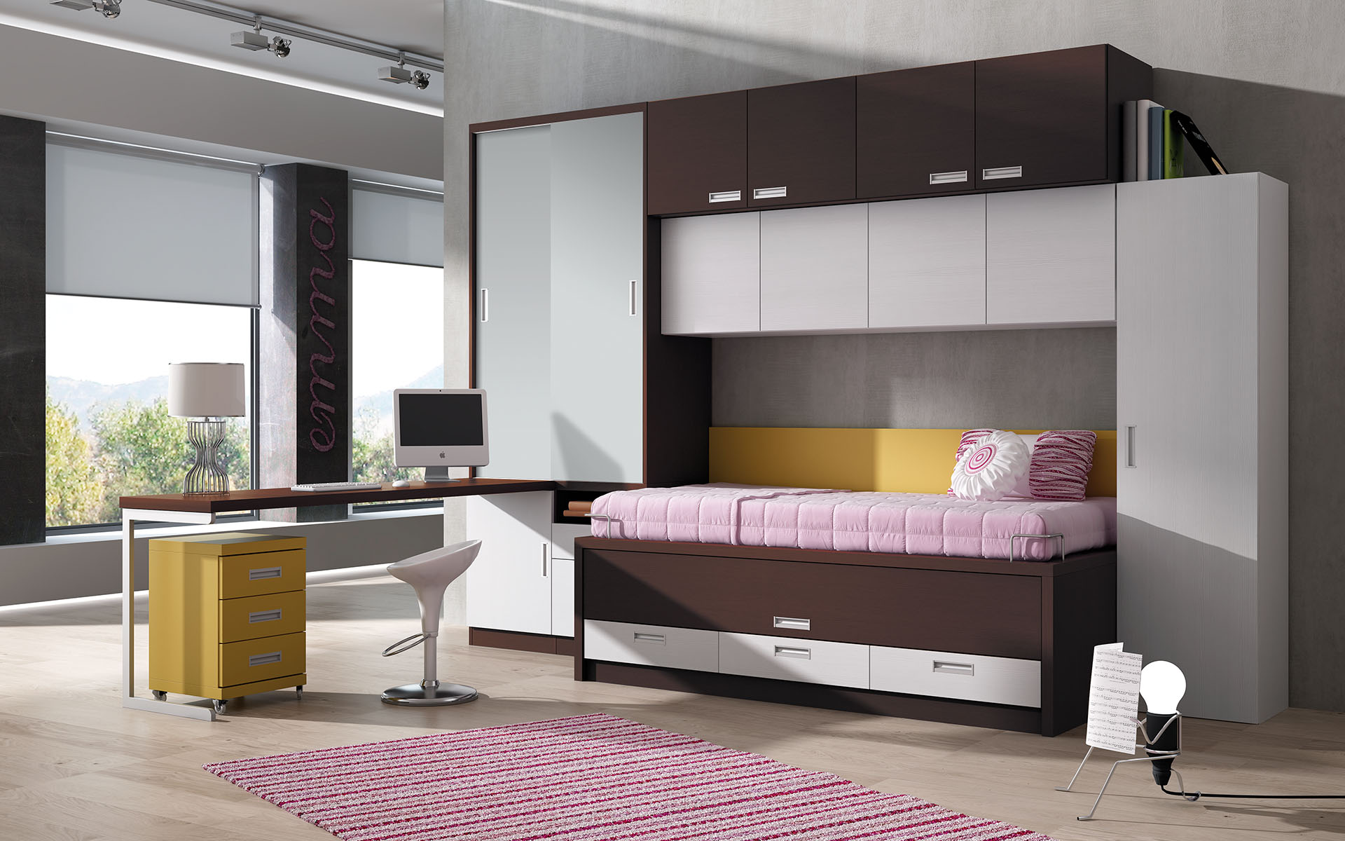 Dormitorio Juvenil Livemar - Modelo 66A